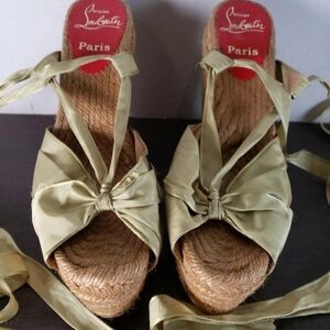 Christian Louboutin Espadrille Wedges
